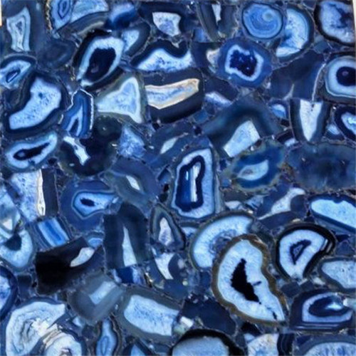 Dye Blue Agate Slabs