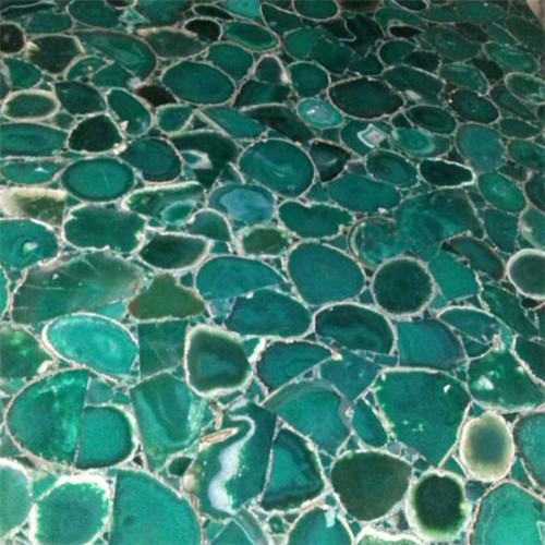 Dye Green Agate Slabs